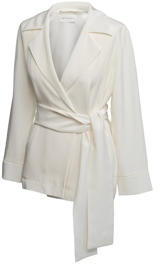 silk wrap jacket