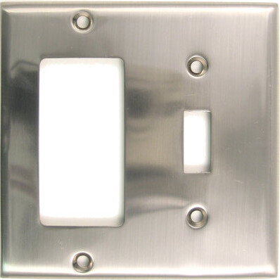 Rusticware 2-Gang Toggle Light Switch / Rocker Combination Wall Plate