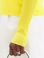 Thumbnail for your product : Dodo Bar Or Stacy Roll-neck Ribbed Sweater - Yellow