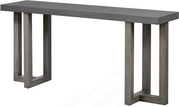 Geometric Design Console Table with Solid Pine Legs,Suitable for Entryway, Hallway, Living Room, Bedroom