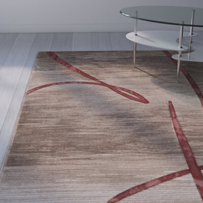 Ivy Bronx Dail Beige Area Rug