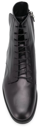 Tod's Leather Lace-Up Ankle Boots