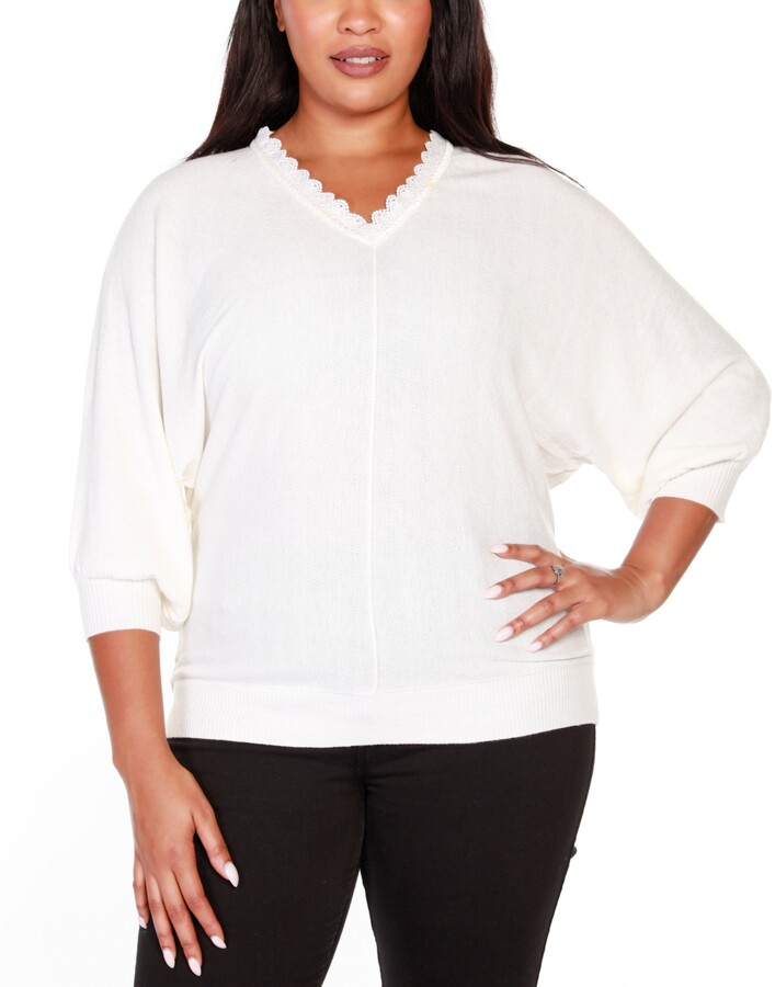 plus size winter white