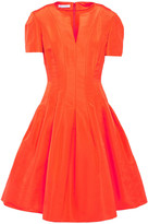Thumbnail for your product : Oscar de la Renta Flared Duchesse Silk-satin Dress
