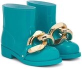 Thumbnail for your product : J.W.Anderson Chain-embellished rubber ankle boots