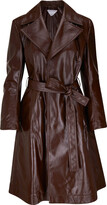 Shiny Leather Coat 