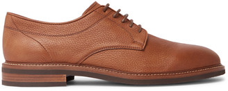 Brunello Cucinelli Pebble-Grain Leather Derby Shoes