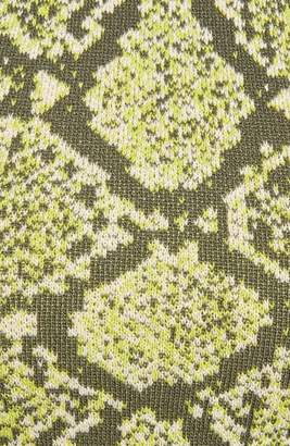 J.o.a. Snake Pattern Sleeveless Crop Sweater