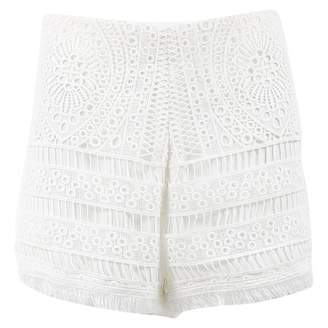 Alexis \N White Polyester Shorts