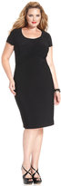 Thumbnail for your product : Love Squared Plus Size Cross-Front Bodycon Dress
