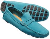 Thumbnail for your product : Charles Tyrwhitt Turquoise Hamilton saddle loafers
