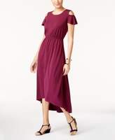 Thumbnail for your product : NY Collection Petite Cold-Shoulder High-Low Dress