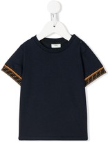 Thumbnail for your product : Fendi Kids Double F trim T-shirt