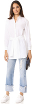 Thumbnail for your product : Fuzzi Long Sleeve Button Down Shirt