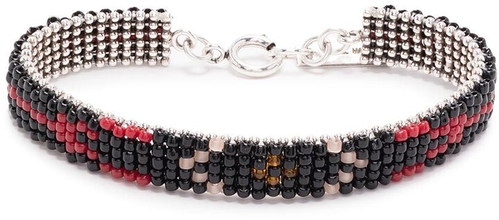 jartc Perles pour Energy Bracelets Bracelet de Yoga Bracelet DIY Perles en Pierre Naturel Agate Noire 195 Pièces 34CM 2 mm