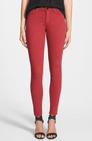 Thumbnail for your product : Joe's Jeans 'Sooo Soft' Mid Rise Denim Leggings (Red Sea)