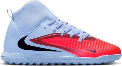 Kids' Nike Jr Phantom High Club Soccer Shoes Big 6 Regular Royal Tint/Bright Crimson