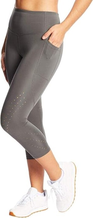 C9 Champion Women's Sculpt Lasercut Capri Legging (Echo Gray) Women's  Clothing - ShopStyle Cropped Pants