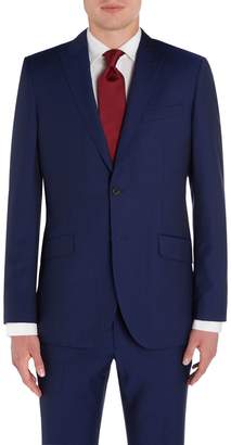 Simon Carter Men's Solid Dark Blue Suit Jacket