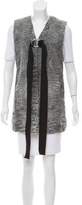 Thumbnail for your product : Creatures of the Wind Zipper-Accented Shearling Vest