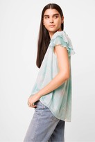 Thumbnail for your product : French Connection Endra Crinkle Frill V Neck Top