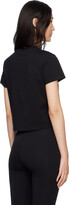 Thumbnail for your product : MAISON KITSUNÉ Black Double Monochrome Fox Head Patch T-Shirt