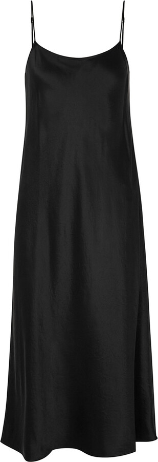 Vince Hammered Satin Slip Dress
