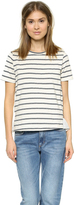 Thumbnail for your product : Clu Ruffled Striped Top