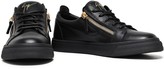 Thumbnail for your product : Giuseppe Zanotti Brody Zip-detailed Leather Sneakers