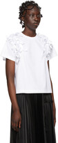 Thumbnail for your product : Noir Kei Ninomiya White Ribbon Ponte T-Shirt