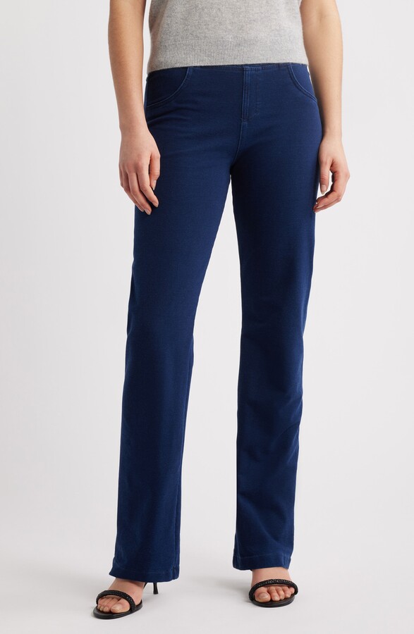 Hue Game Changing High Waist Straight Leg Denim Leggings