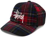 Thumbnail for your product : Stussy plaid embroidered logo baseball cap