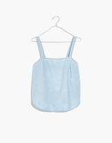 Thumbnail for your product : Madewell Chambray Curved-Hem Cami Top