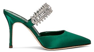 dark green stilettos