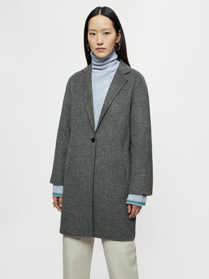 jigsaw dogtooth coat