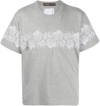 Sacai pineapple print T-shirt