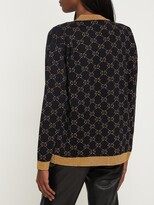Thumbnail for your product : Gucci GG Supreme cotton & lurex cardigan