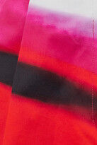 Thumbnail for your product : Dries Van Noten Striped Cotton-sateen Shorts - Red