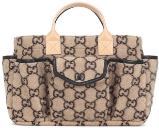 gucci felt tote