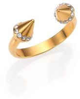 Thumbnail for your product : Vita Fede Ultra Mini Titan Crystal Ring/Goldtone