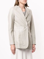Thumbnail for your product : Lorena Antoniazzi Single-Breasted Panelled Blazer