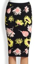 Thumbnail for your product : Moschino Cheap & Chic Moschino Cheap And Chic Floral Knit Pencil Skirt