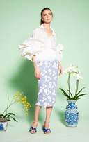 Thumbnail for your product : Leal Daccarett Ila Ruffled Silk-Crepe De Chine Top
