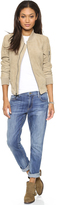 Thumbnail for your product : True Religion Suede Flight Jacket