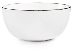 Hotel Collection Black Line Cereal Bowl, Created for Macy's