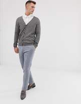 Thumbnail for your product : ASOS Design Cardigan In Black And White Twist Cotton