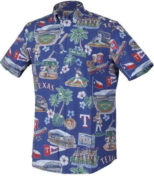 Reyn Spooner Texas Rangers Scenic Button Up Small Multi