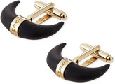 Thumbnail for your product : Givenchy Black Horn Cuff Links