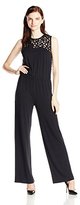 Thumbnail for your product : Trina Turk Women's Kimberlina Lace Inset Must Have Jersey Jumpsuit