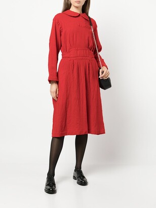 COMME DES GARÇONS GIRL Fine Knit Wool Midi Dress